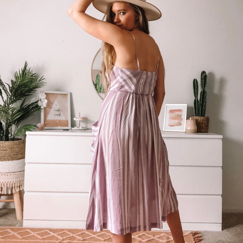 ❗️LAST 1❗️Stripe Button Down Maxi - Picture 4 of 4
